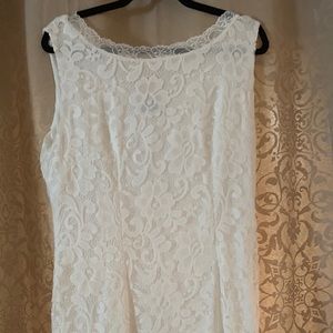 White cocktail dress